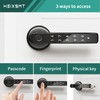 Fingerprint Door Lock,Smart Fingerprint Door knob,Keypad Door Lock with Handle,Bedroom