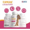 180 Turmeric for Dogs with Active Bioperine Black Pepper |
