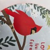 Primitives By Kathy Cardinal Bird Ornament Holiday Gift Wooden Circle