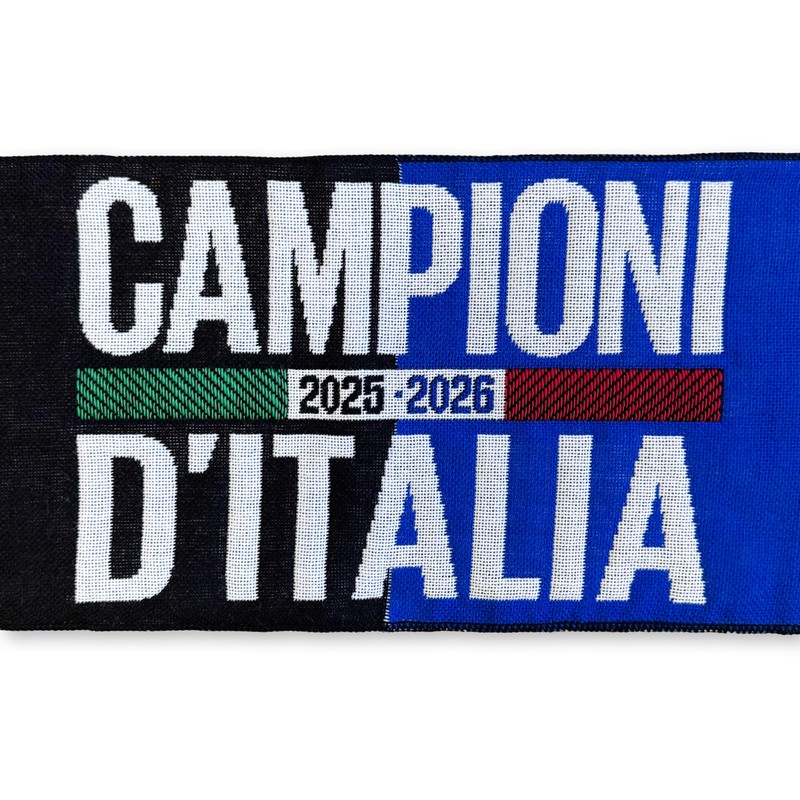 Inter - Sciarpa Jaquard Campioni d'Italia 2025/26, Sciarpa Ufficiale