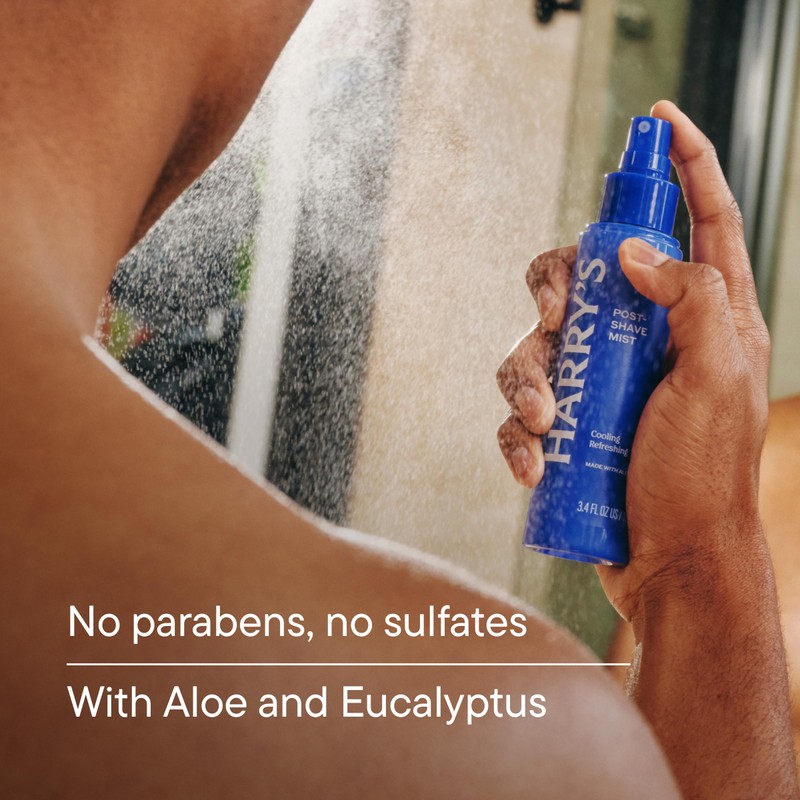 Harry's Post-Shave Mist for Men with Aloe, Eucalyptus, and Tea
