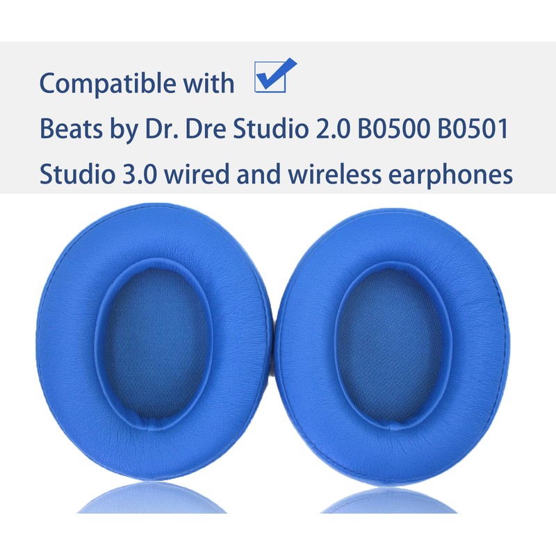 Studio 3.0 Replacement Ear Pads Compatible with Beats Studio 2.0/Studio