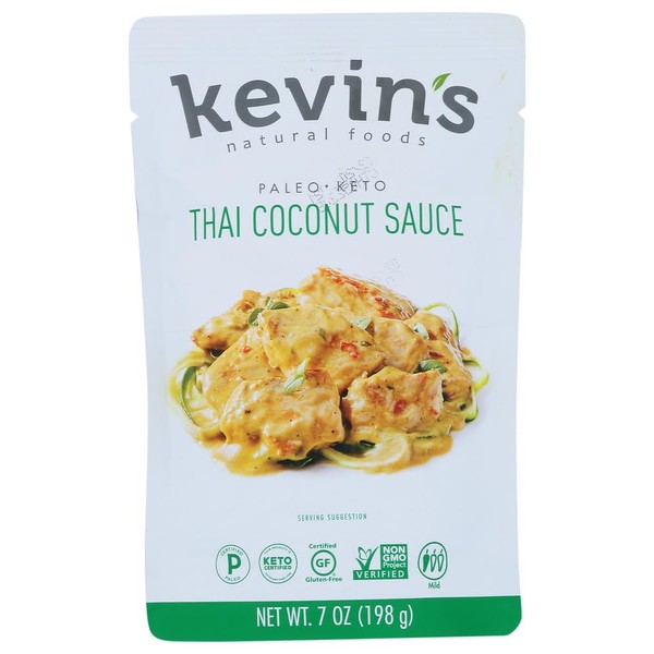 Kevin's Natural Foods Kevins Sauce, Thai Coconut, Mild