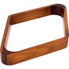 Nine Ball Billiard Rack with Oak Finish