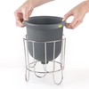 Polder Kitchen Composter-Flexible Silicone Bucket inverts for Emptying and Cleaning