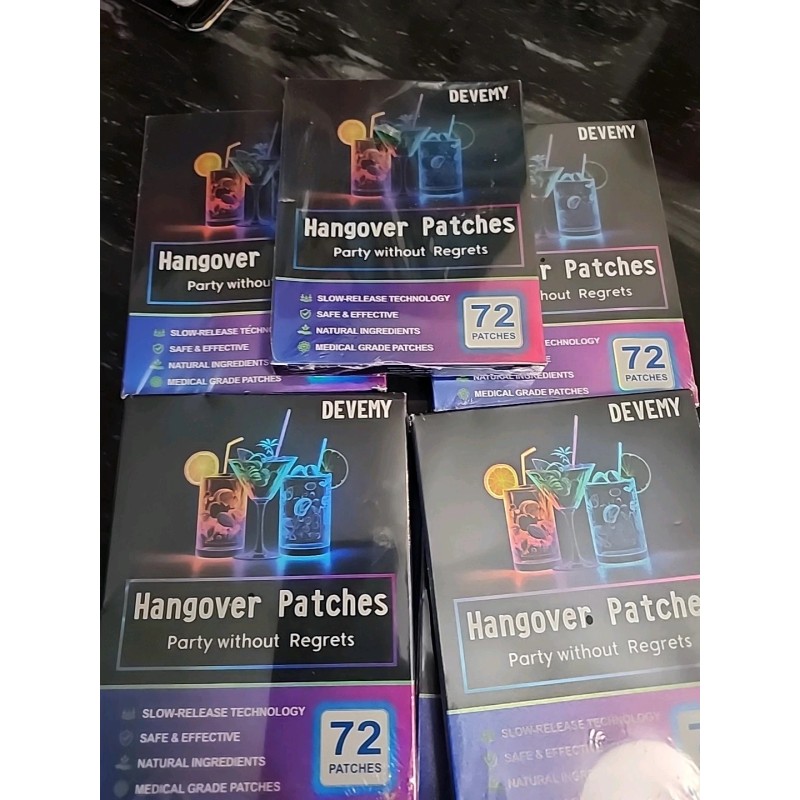 Devemy Hangover Recovery Patches – 72 Count