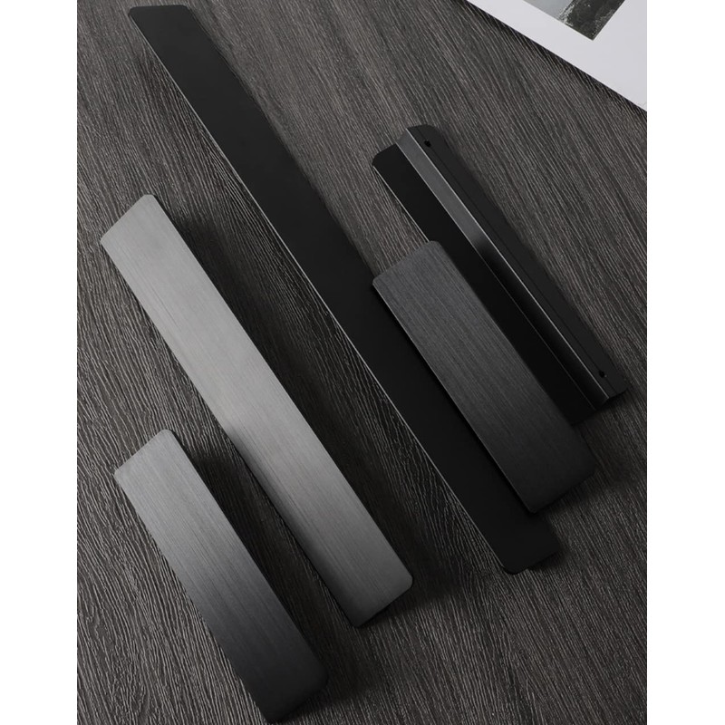 Qrity 10 x Aluminium Alloy Furniture Handles, 96 mm Knobs,