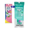 Skintimate Maquinilla de afeitar desechable de doble hoja para mujer,