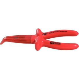 KS Tools 117.1719 Classic 1000 V Round Nose Pliers Coated Working Head Curved 200 mm