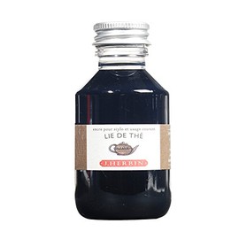 J. Herbin Fountain Pen Ink - 100 ml Bottled - Lie de The