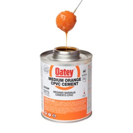 Oatey 31128 Cement, 4 oz, CPVC Orange