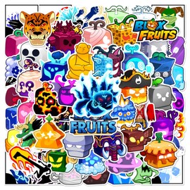 60 Pcs Fruits Stickers for Laptop, Cool Decals for Teens Kids Boys Skateboard Phone