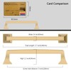 Amerdeco 10 Pack Champagne Bronze Cabinet Pulls 5Inch(128mm) Hole Center