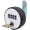 Maizoon Combination Cabinet Cam Lock 4 Digital Resettable Round Padlock