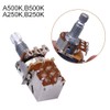 2 Pcs Push Pull Guitar Pots, A500K Audio Taper Long