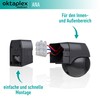 Oktaplex Ana Infrared Motion Sensor Outdoor Swivelling IP44 180° Motion