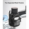 Belinous Motorcycle Cup Holder with 0.75"-1.5" Alligator Clamp, Drink Holder