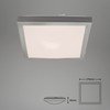 BRILONER - LED Ceiling Light with Indirect Light, Warm White