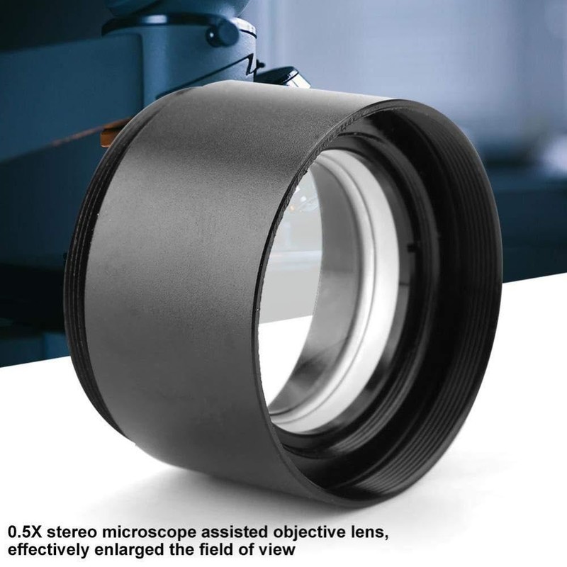 Microscope Auxiliary Objective Lens, Professional Stereo Microscope Objective Lens for