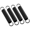 4pcs 100mm Steel Extension Springs, Spring Diameter 18mm, Wire Thickness