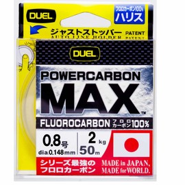 DUEL H3392 Harris Power Max Fluorocarbon 164.4 ft (50 m) No.0.8 Super Clear