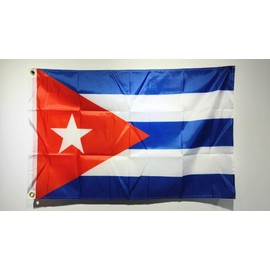 ACWIPT Cuba Flag Cuban National Flags 6x10FT,Vivid Color,100D Premium Polyester Banner with Brass Grommets for Indoor and Outdoor. (6x10ft)