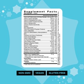 Best Nest Wellness Women's Multi Plus - Brain & Body Health Support Supplement - Gentle Iron Supplement for Energy Support - Methylated Vitamins - 30 Capsules