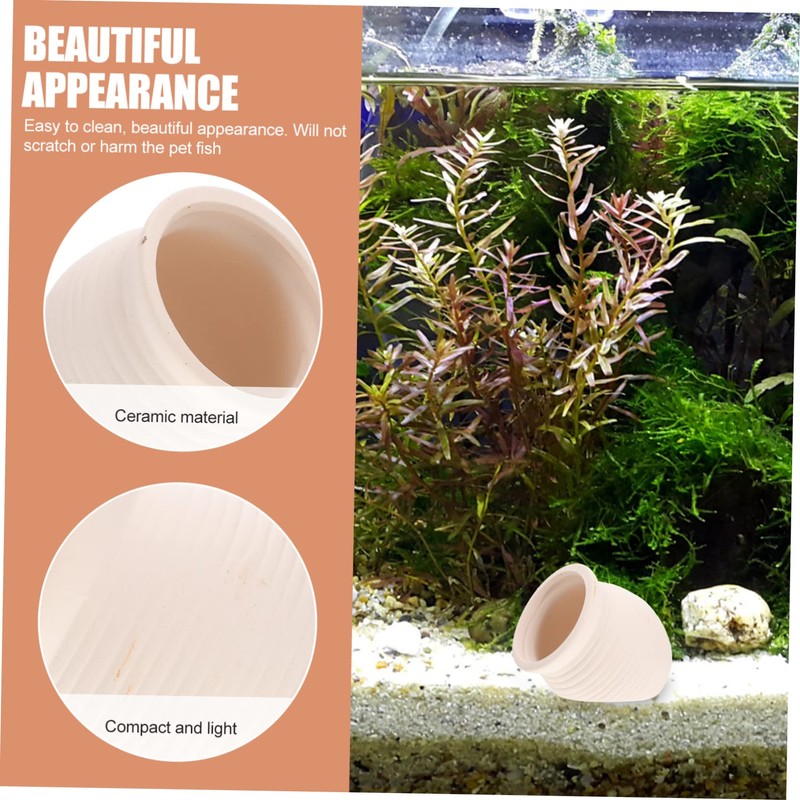 SUPVOX Fish Tank Cave Hideout Decorative Aquarium Landscaping Accessory for