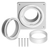Dryer Vent Connector Kit,Dryer Vent Wall Plate for 4 inch