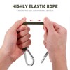 BESPORTBLE Tensioning Rubber 4 Pieces Outdoor Bungee Cords Carabiner Hooks