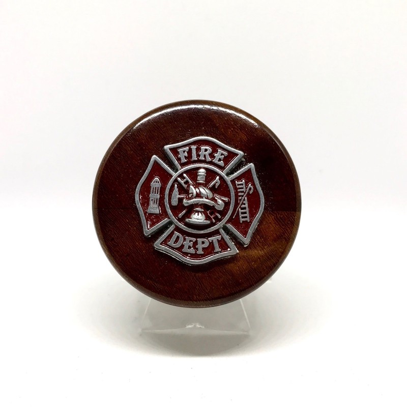 Fireman Wine Stopper Exotic Rosewood Custom Fireman Bottle Stopper –