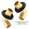 Installation Kit for Wall Mount Commercial Faucet, TOLSUNY Backsplash Mount