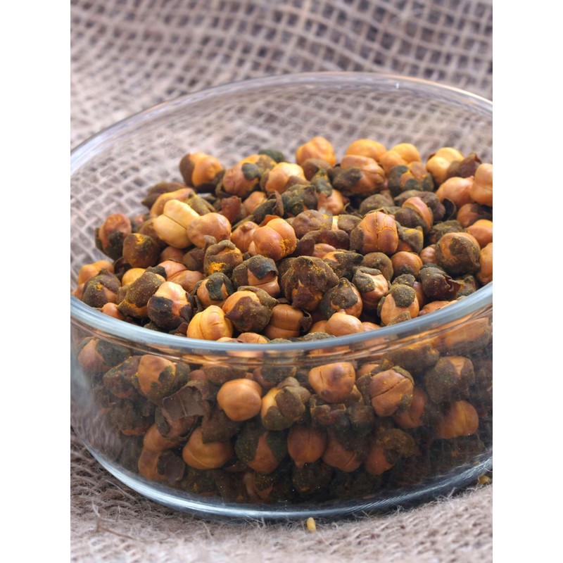 Roasted Gram with Skin – 400g/14.1 Oz | Salt &