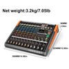 Bomaite KA8 Professional 8-Channel Mixer Audio Interface with Digital USB,