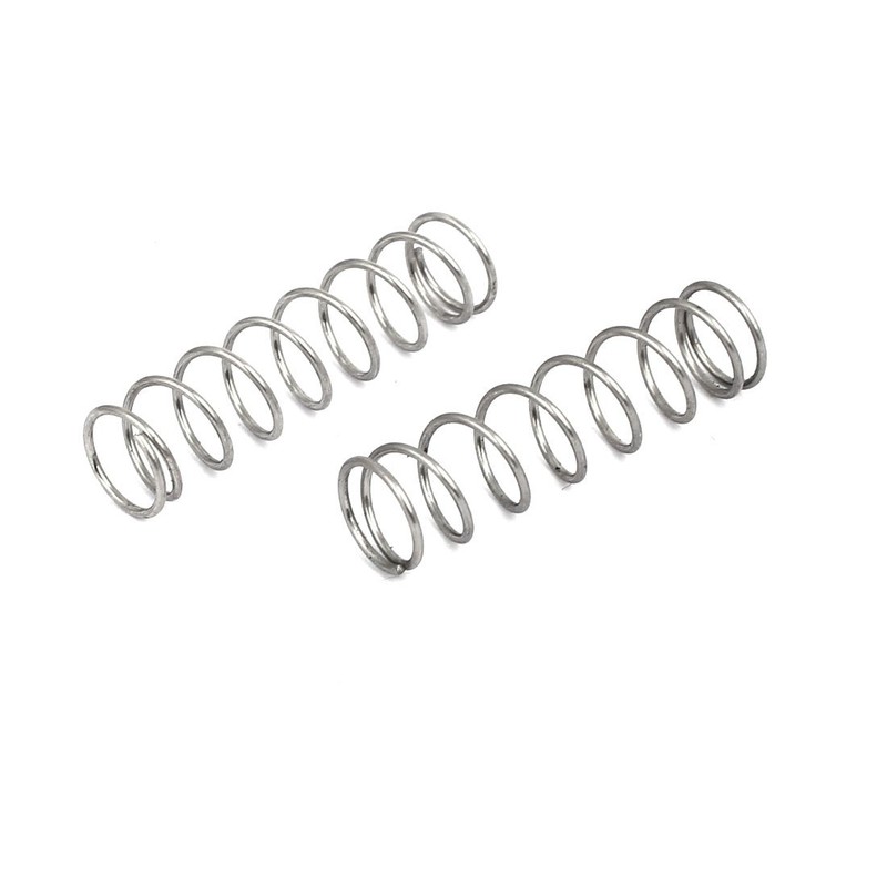 sourcingmap 0.7mmx8mmx30mm 304 Stainless Steel Compression Springs 10pcs