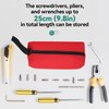 Pack of 2 Small Portable Tool Bag 600D Polyester 25