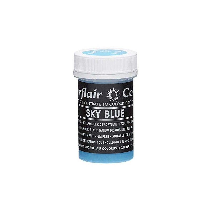 Pastel Sky Blue Spectral Paste by Sugarflair 25g
