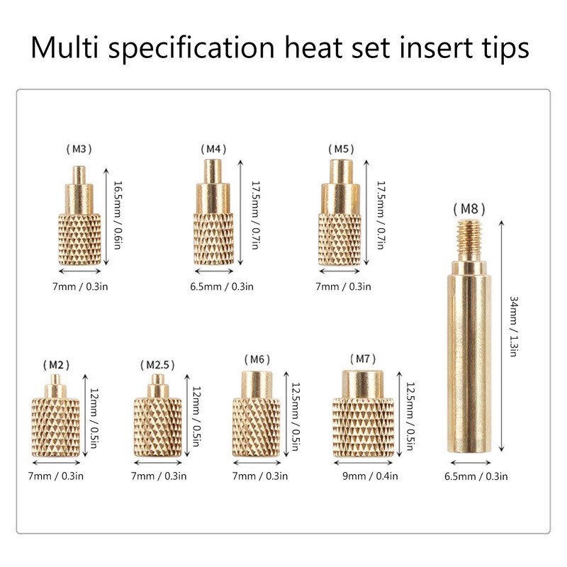 60W Digital Soldering Iron Heat Set Insert Tool with Insert