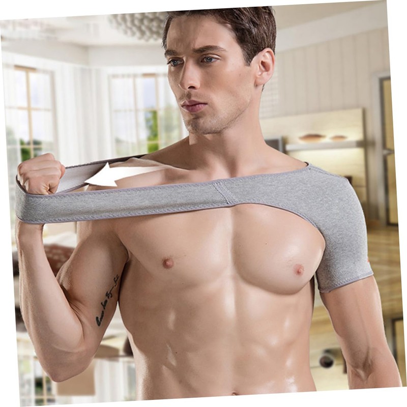 Baluue 2pc Adjustable Shoulder Support Brace for Gym Fitness Protector