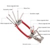 LATRAT 11 in 1 Bicycle Tool Multi-Function Multi-Function Folding Multi-Function