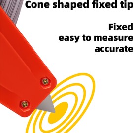 DSBYKJ 1/2" X 100m Fiberglass Tape Measures - Engineer's Duplex Measuring Tool (Orange)