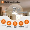 addlon Ceiling Fans with Lights, 42 Inch Low Profile Ceiling
