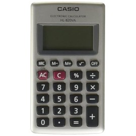 Casio HL-820VA-S-MH Calculadora Portable, 8 Dígitos, Operaciones Básicas