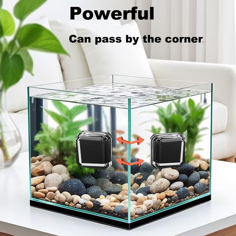 Carefree Fish Aquarium Small Super Magentic Cleaner Fish Tank Algae