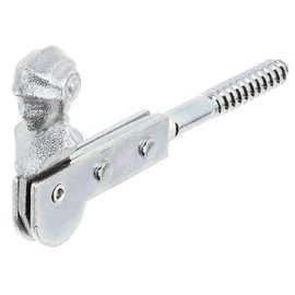 Shutter Lock Arrêt de volet à visser Tête de femme Galvanisé jaunis 115 mm
