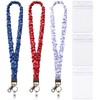 Cindeer 3 Pack Cruise Lanyards Scrunchie Lanyard for Ship Cards,