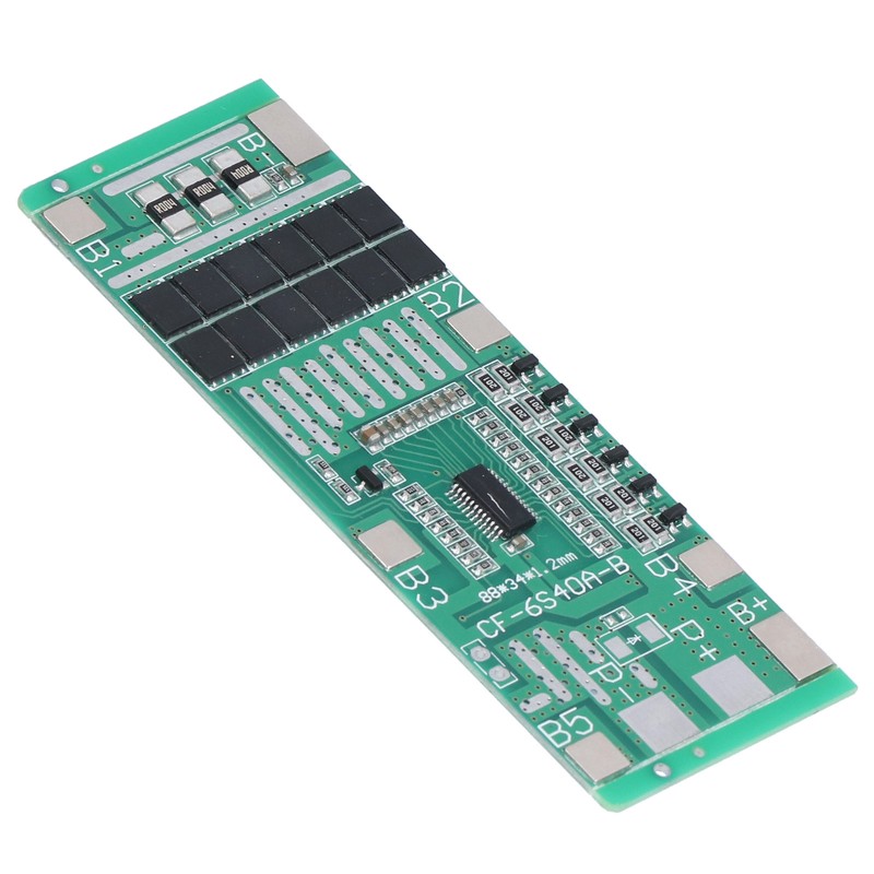 6S 40A Lithium Battery Protection Board BMS Battery Cell Protection
