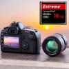 Extreme 16GB Compact Flash Memory Card, High Speed CF Card
