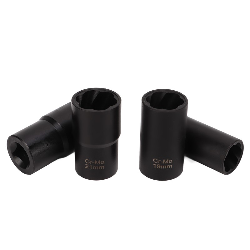 5pcs Lug Nut Extractor Tool 1/2in Drive Metric 17 19
