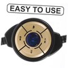 KOMBIUDA Single Ear Headset with Microphone Practical Wired Headphone for